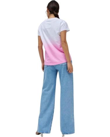 SALSA TIE-DYE T-SHIRT ROSA V-AUSSCHNITT - MODELL 21009650 ROSA