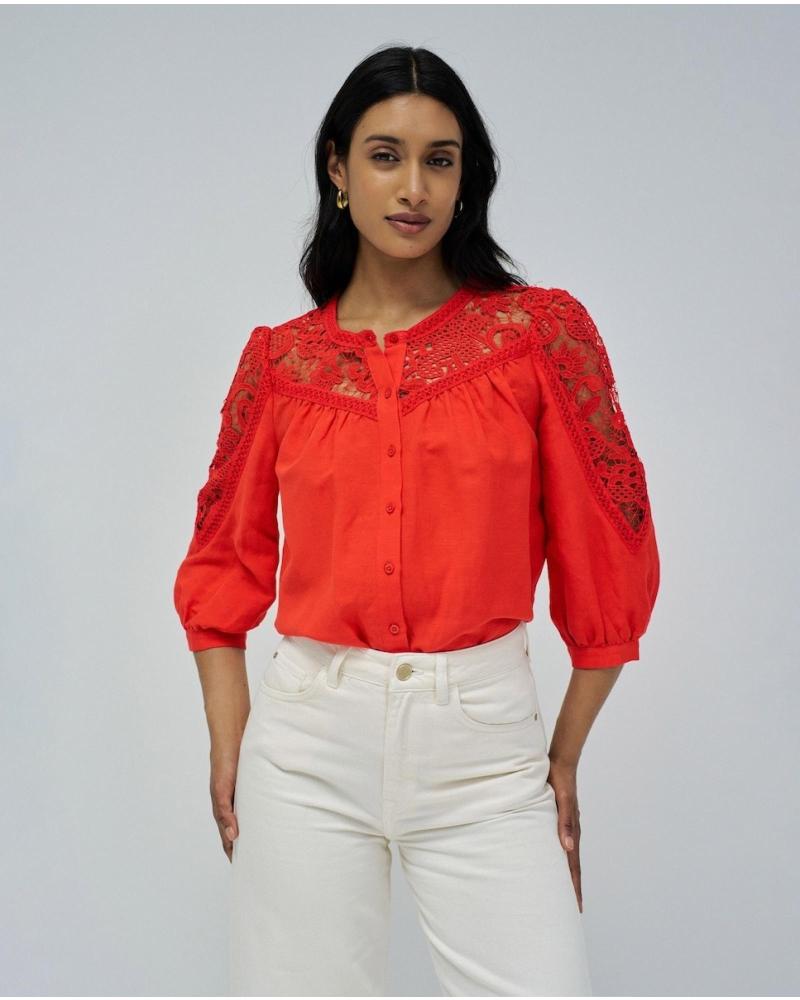 SALSA BLUSAS DE CHICA 21009448 ROJO