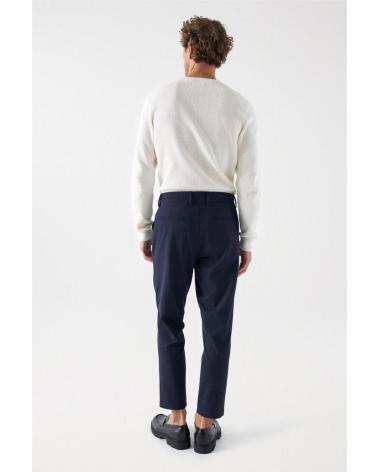 PANTALONI CHINO SALSA 21007885 BLU AZUL