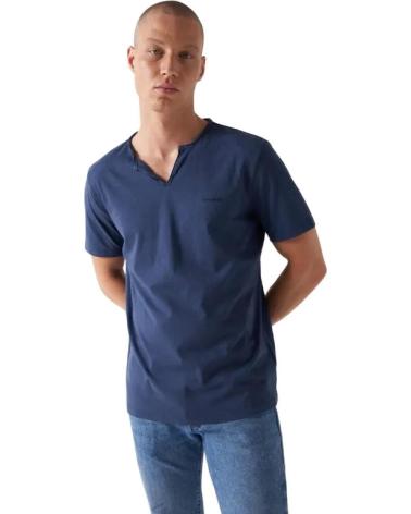 T-SHIRT BLU SALSA HENLEY 21007862 AZUL