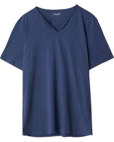 T-SHIRT BLU SALSA HENLEY 21007862 AZUL