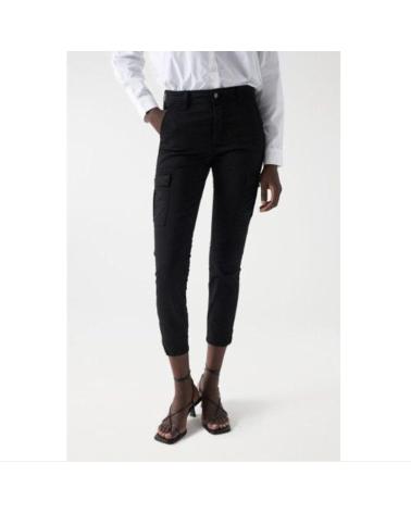 PANTALONI SALSA 21007052 CAVIGLIA NERI NEGRO