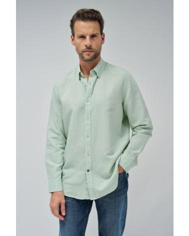 CAMICIA UOMO SALSA 21005685 VERDE CHIARO VERDE