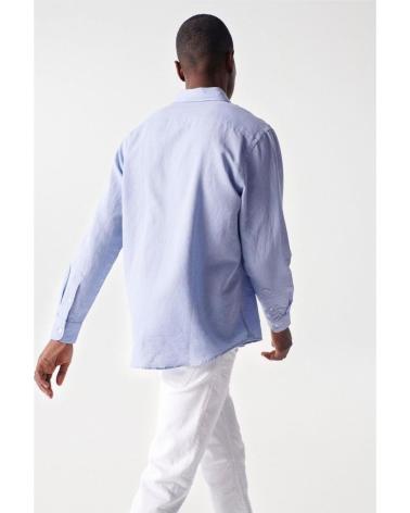 CAMICIA SALSA 21005685 AZZURRO AZUL