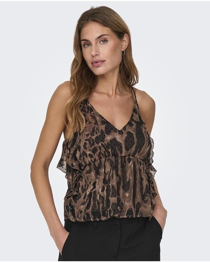 ONLY TOPS DE CHICA 15344442 MARRON MARRóN