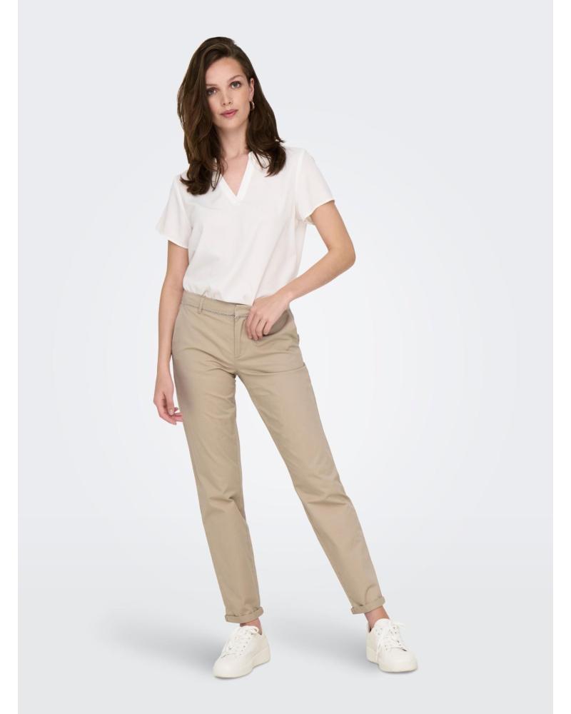 ONLY PANTALONES DE CHICA 15338655 BEIGE