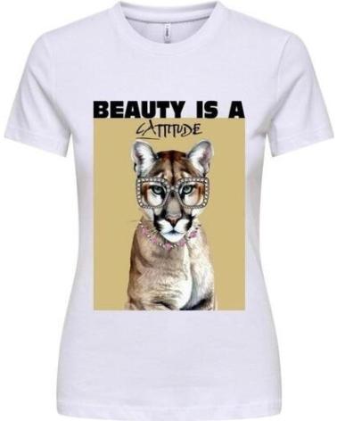 ONLY CAMISETAS DE CHICA 15291975 BLANCO