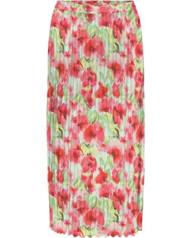 ONLY JUPE PLISSÉE IMPRIMÉ FLORAL ROSE ROSA