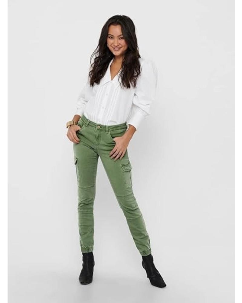 ONLY PANTALONES DE CHICA 15170889 VERDE