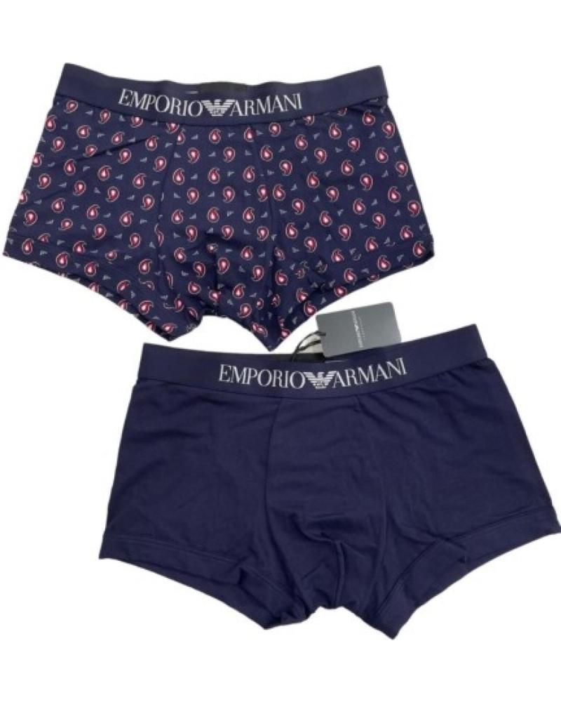 BOXER EMPORIO ARMANI 1112103R504 BLU (CONFEZIONE DA 2) AZUL