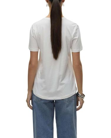 VERO MODA T-SHIRT TASCA BORCHIE MODELLO 10322565 BIANCO BLANCO