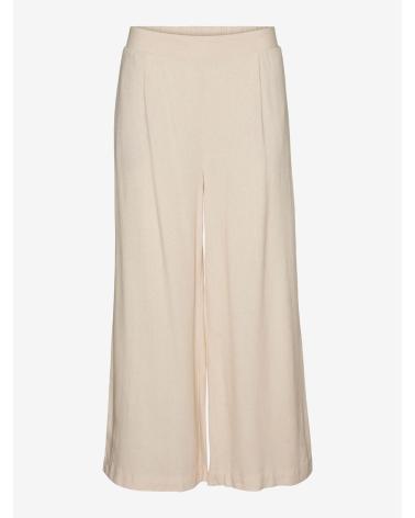 PANTALON CULOTTE LARGE VERO MODA 10321626 BEIGE BEIGE