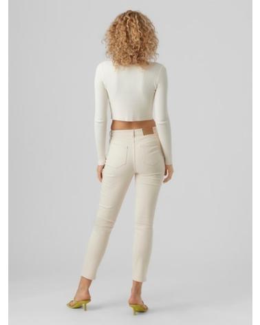 VERO MODA TEJANOS DE CHICA 1025277930 BLANCO