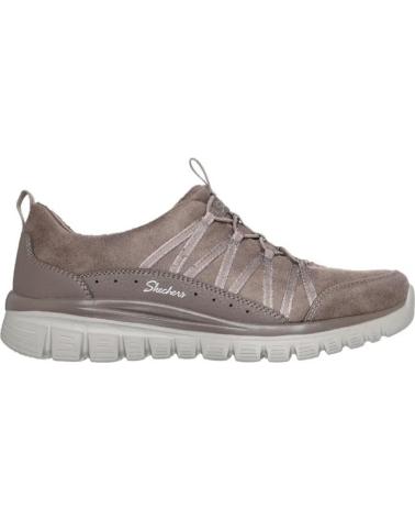 SKECHERS GRACEFUL-COZY HUG TAUPE MARRóN