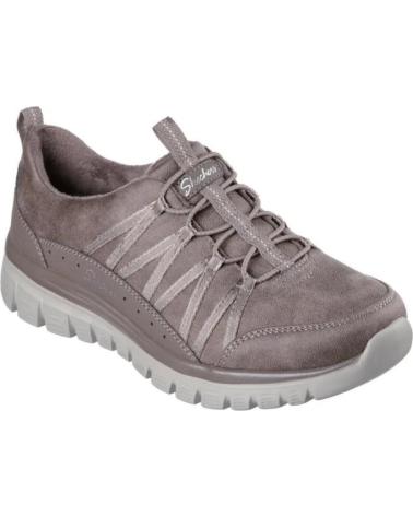 SKECHERS GRACEFUL-COZY HUG TAUPE MARRóN