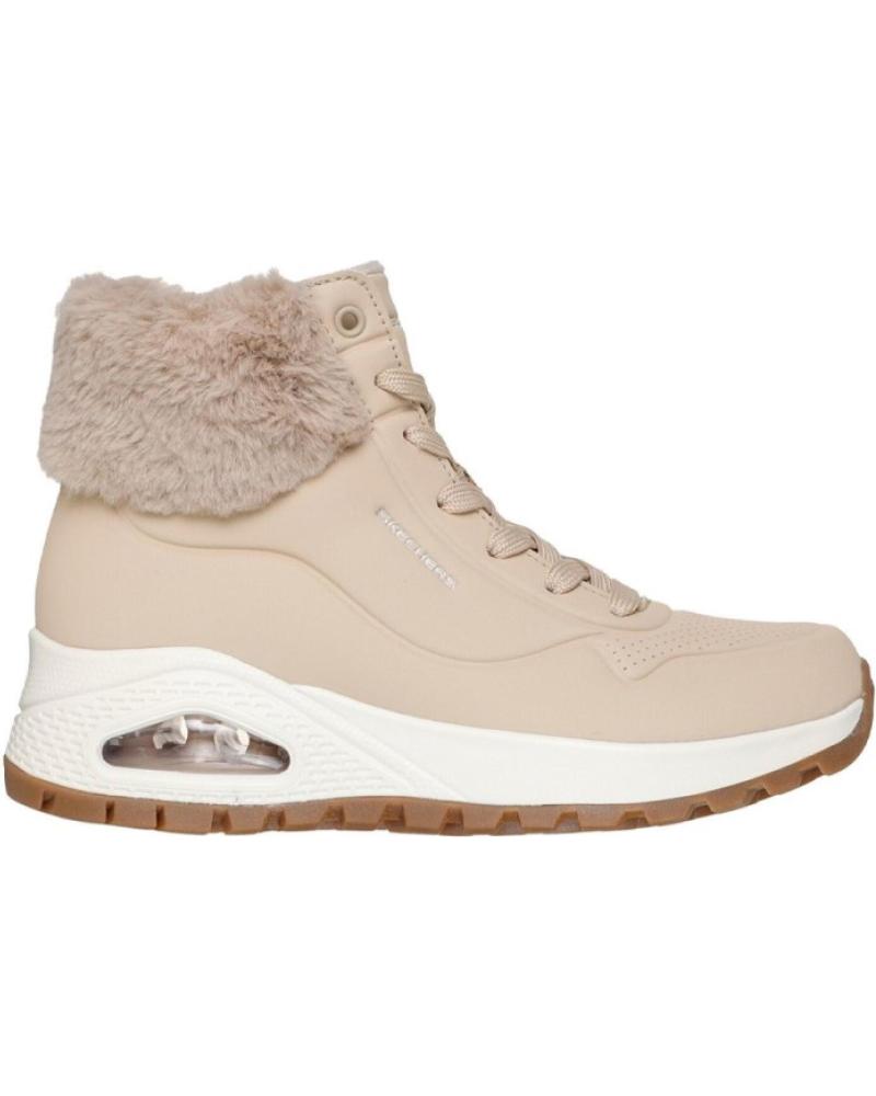 STIVALI BASSI SKECHERS FALL AIR SABBIA BEIGE BEIGE