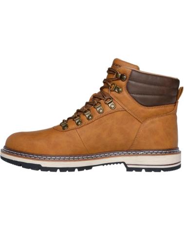 SKECHERS BOTAS CORADO-MEMPHIS CUERO MARRÓN MARRóN