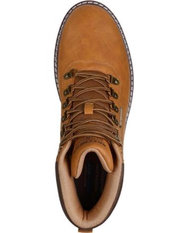 SKECHERS BOTAS CORADO-MEMPHIS CUERO MARRÓN MARRóN