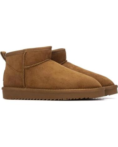 XTI BOTINS RASOS CAMURÇA 144442 CAMEL BEGE BEIGE