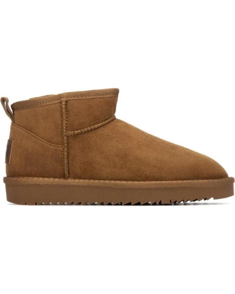 XTI BOTINS RASOS CAMURÇA 144442 CAMEL BEGE BEIGE