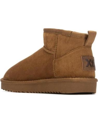 XTI BOTINS RASOS CAMURÇA 144442 CAMEL BEGE BEIGE