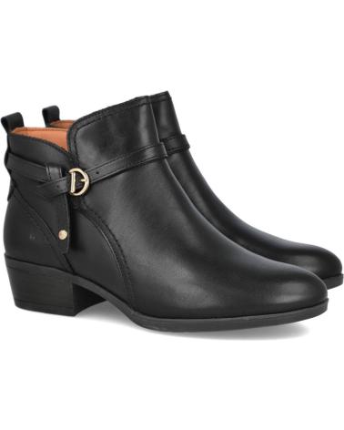 BOTTINE PIKOLINOS DAROCA W1U-8950C1 NOIRE À TALON ET FERMETURE ÉCLAIR NEGRO