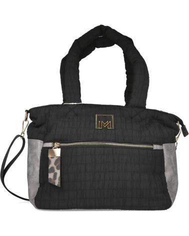BORSA A TRACOLLA MARIA MARE PEPI C58925 NERA CON DETTAGLI LATERALI NEGRO
