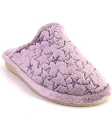 GARZON PANTOFOLE P450 584 STAMPA STELLE MALVA MALVA