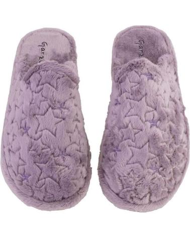 GARZON PANTOFOLE P450 584 STAMPA STELLE MALVA MALVA