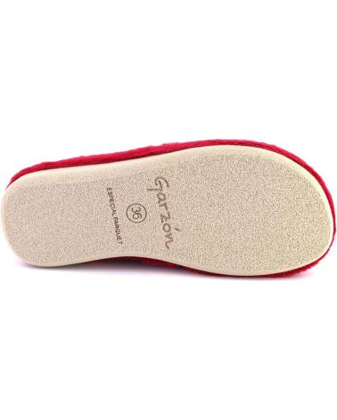 GARZON P200 392 PANTOFOLA ROSSA STAMPA ANIMALIER ROJO