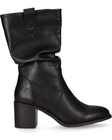 CHIKA10 YANG 05 STIVALI SLOUCHY NERI CON TACCO MEDIO NEGRO-BLACK