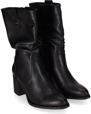 CHIKA10 YANG 05 STIVALI SLOUCHY NERI CON TACCO MEDIO NEGRO-BLACK