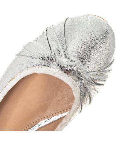 GUESS BAILARINAS ACHAROLADAS DE PUNTERA REDONDA FJMAR3ELE02 PARA M PLATEADO