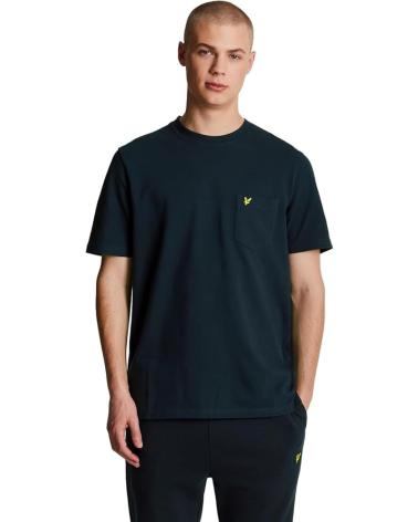 LYLE  SCOTT TS2006V-MARINO CAMISETAS DE CHICO AZUL