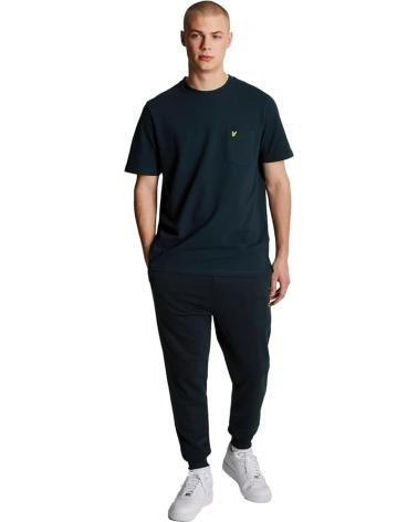 LYLE  SCOTT TS2006V-MARINO CAMISETAS DE CHICO AZUL