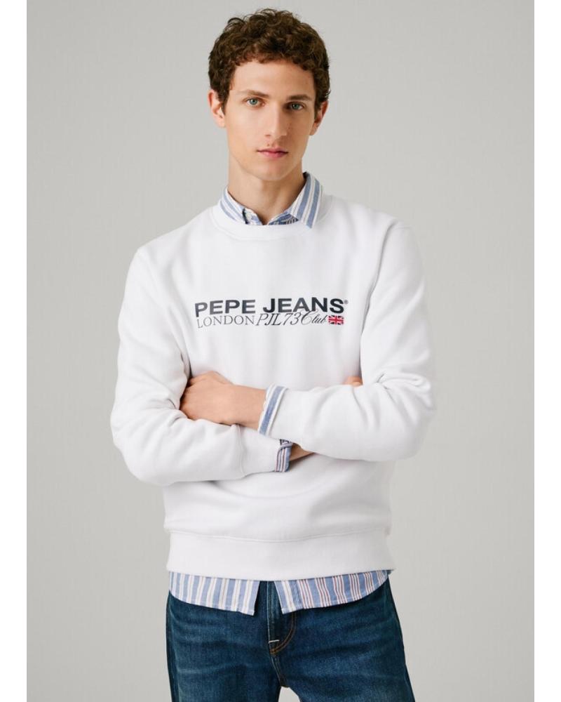 PEPE JEANS SUDADERAS DE CHICO PM5800029 BLANCO