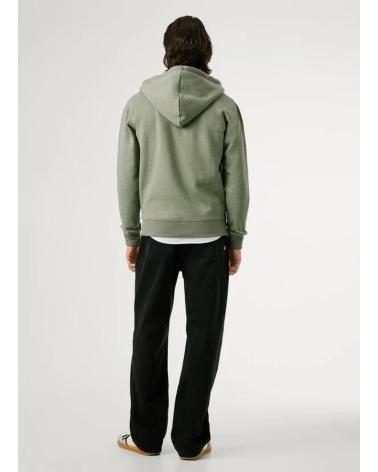 MOLETOM COM CAPUZ PEPE JEANS PM5800017 VERDE COM ZÍPER VERDE