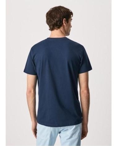 T-SHIRT PEPE JEANS LOGO PM508208 BLU AZUL