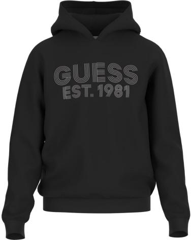 GUESS JEANS SUDADERAS DE CHICO M4YQ36K9Z21 NEGRO