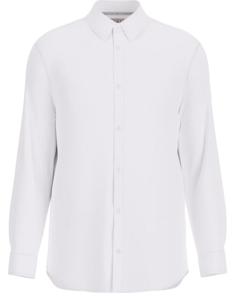 GUESS JEANS CAMISAS DE CHICO M1YH20W7ZK1 BLANCO