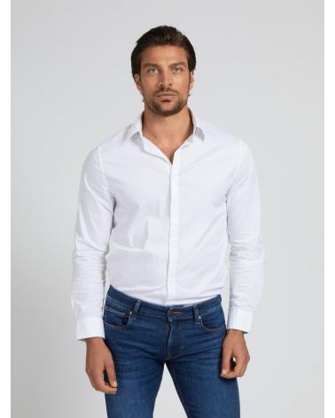 GUESS JEANS CAMISAS DE CHICO M1YH20W7ZK1 BLANCO