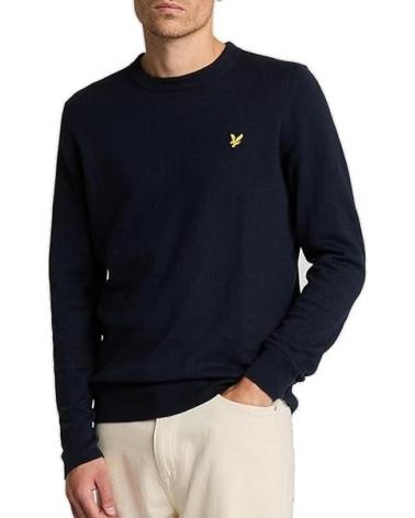 MAGLIONE GIROCOLLO LYLE & SCOTT KN2110VC BLU MARINO AZUL
