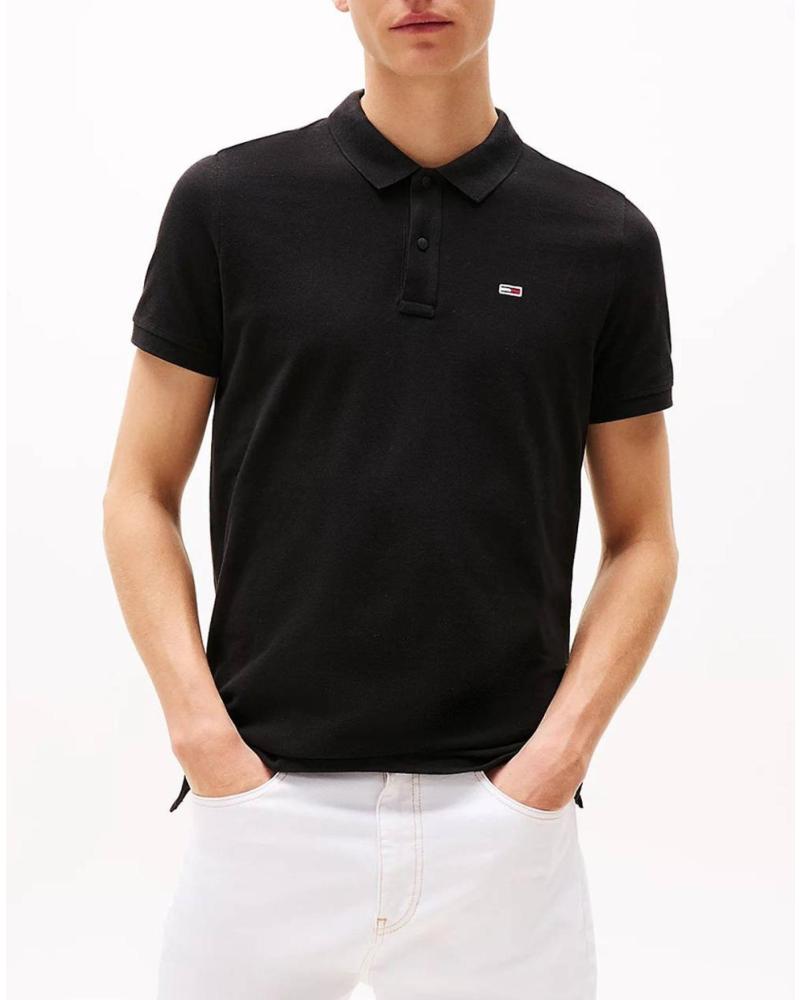 TOMMY HILFIGER POLOSHIRT DM0DM20676 SCHWARZ NEGRO