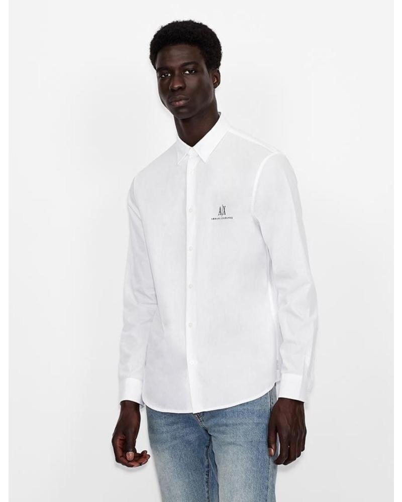 ARMANI EXCHANGE AX CAMISAS DE CHICO 8NZCP2ZNBJZ BLANCO