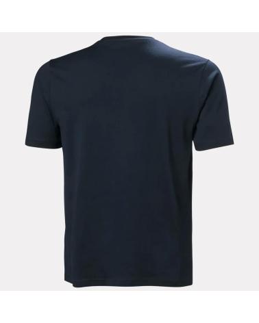 T-SHIRT HELLY HANSEN LOGO CLASSIQUE 54596 BLEU MARINE AZUL