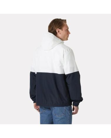ZWEIFARBIGE JACKE HELLY HANSEN 54392 WEISS UND MARINEBLAU BLANCO