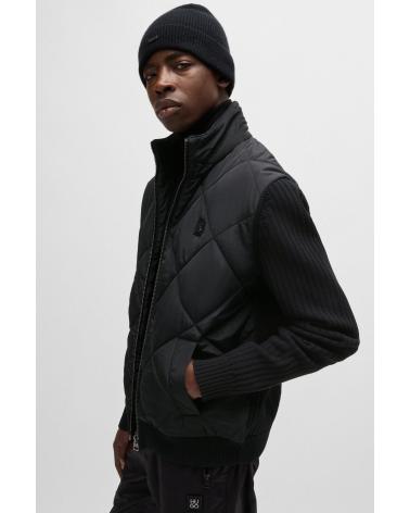 GIACCA TRAPUNTATA HUGO BOSS 50524549 NERA NEGRO