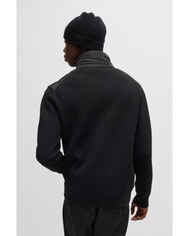 GIACCA TRAPUNTATA HUGO BOSS 50524549 NERA NEGRO