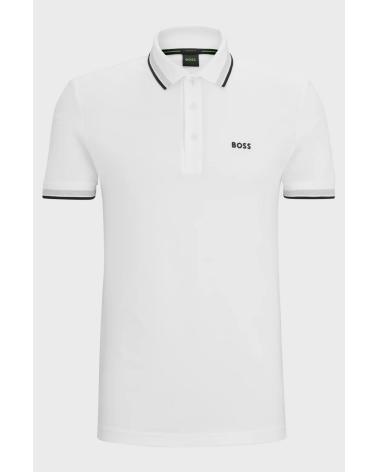HUGO BOSS POLOS DE CHICO 50467344- BLANCO