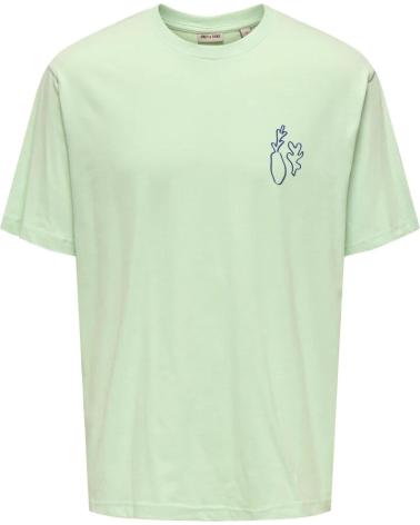 ONLY SONS CAMISETAS DE CHICO 22035267-CLARO VERDE